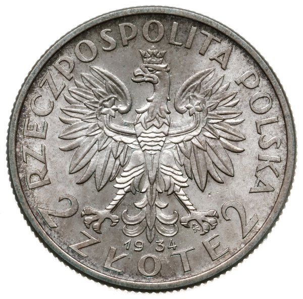 2 złote 1934, Warszawa