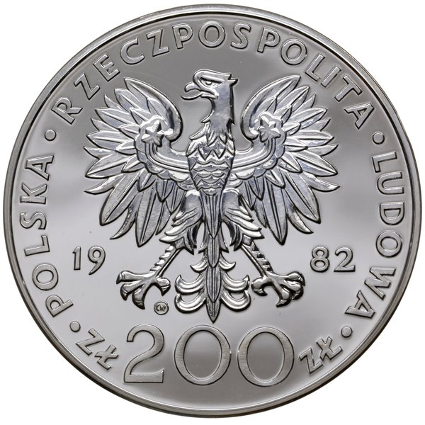 200 złotych 1982, mennica w Szwajcarii