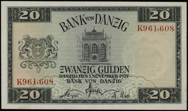 20 guldenów 1.11.1937