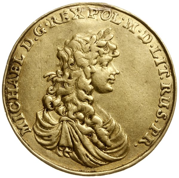 medal zaślubinowy wagi 4 dukatów, bez daty (1670), autorstwa Jana Buchheima
