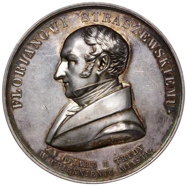 medal pamiątkowy - Florian Straszewski, 1838, me