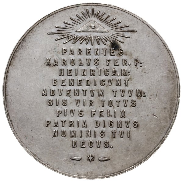 Galicja; medal na pamiątkę narodzin Karola Jana 