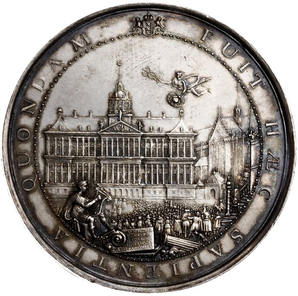 medal na pamiątkę otwarcia nowego ratusza w Amsterdamie, 1655
