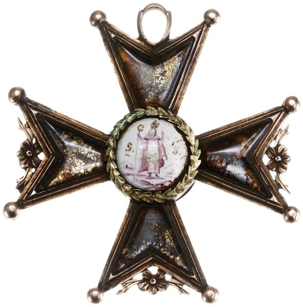 Order Świętego Stanisława, 1765-1795; Krzyż malt