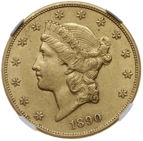 20 dolarów 1890/CC, Carson City; typ Liberty Hea