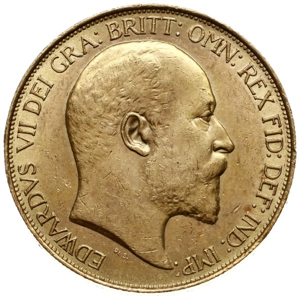 5 funtów 1902, Londyn; Fr. 398, KM 807, Seaby 39