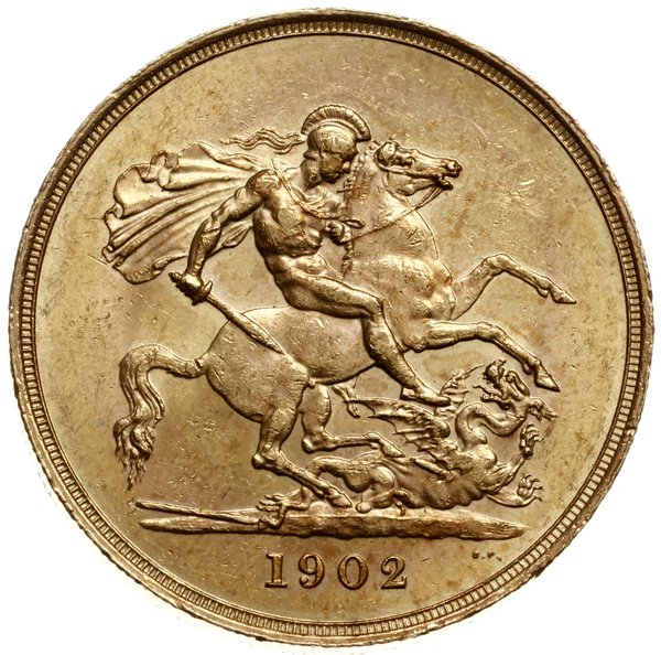 5 funtów 1902, Londyn