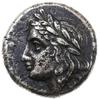 tetradrachma, 355-340 pne; Aw: Głowa Apollina w wieńcu laurowym, zwrócona w lewo; Rw: Pasący się k..