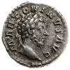 denar, 161-162, mennica Rzym; Aw: Popiersie cesarza w wieńcu laurowym, zwrócone w prawo,  M ANTONI..