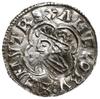 denar typu quatrefoil, 1018-1024, Norwich, mincerz Thurstan; Aw: W czwórłuku popiersie władcy w le..