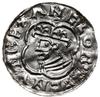 denar typu quatrefoil, 1018-1024, mennica York, mincerz Aelfstan; Aw: W czwórłuku ukoronowane popi..