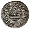 denar, 1002-1009, mincerz Voc; Aw: Krzyż grecki, w kątach pierścień, trójkąt, trzy kulki, trójkąt,..