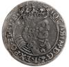 szóstak 1662, Lwów; bardzo rzadka moneta z błędem - po bokach herbu Wazów na rewersie litery  BG-A..