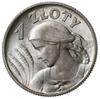 1 złoty 1925, Londyn; głowa kobiety z kłosami; Parchimowicz 107b; wyśmienity, piękny blask menniczy