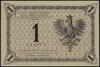 1 złoty 28.02.1919, seria 40 A, numeracja 078496; Lucow 563 (R3), Miłczak 47b; małe zagniotki  na ..