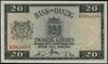20 guldenów 1.11.1937; seria K, numeracja 961608
