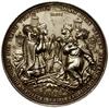 medal wybity dla upamiętnienia przymierza i oswobodzenia Wiednia z oblężenia tureckiego, 1683, aut..
