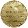 medal medal religijny o ciężarze 3 dukatów, autorstwa J. Buchheima (?); Aw: Postać zmartwychwstałe..