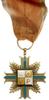 Złota Odznaka Honorowa LOPP (I stopień), od 1933; Krzyż, w kątach gałązki, w kwadratowym medalioni..