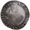 talar 1632, Jičín; Aw: Popiersie delikatnie zwrócone w prawo, wokoło napis ALBERT·D·G·DVX·MEGA /  ..