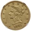 10 dolarów 1881/O, Nowy Orlean; typ Liberty Head; Fr. 159; złoto, nakład tylko 8.350 sztuk; drobne..