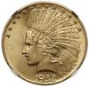 10 dolarów 1932, Filadelfia; typ Indian Head; Fr. 166; złoto; wyśmienita moneta w pudełku firmy NG..