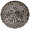 50 centów 1858 S, San Francisco; typ Seated Liberty; delikatnie czyszczone tło, ale bardzo ładnie ..