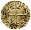 escudo 1702, Cagliari; CNI II/470/4, Fr. 145, Varesi 93/2 (R); złoto 3.19 g; miejscowa patyna, lek..