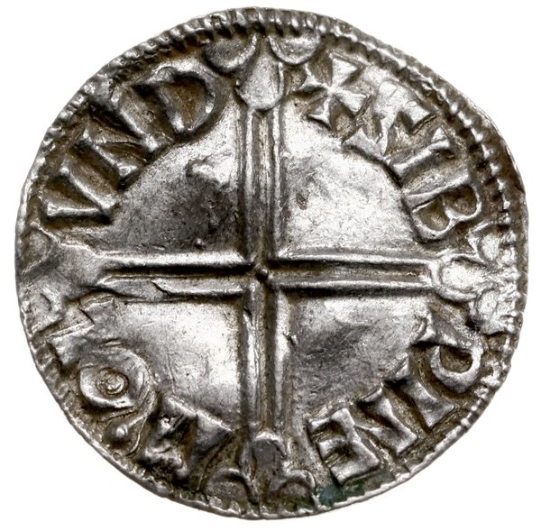 denar typu Long Cross, 997-1003, mennica Londyn, mincerz Sibwine