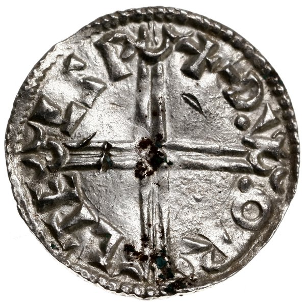 denar, ok. 1022-1050, mennica Sigtuna, mincerz Thorcetel
