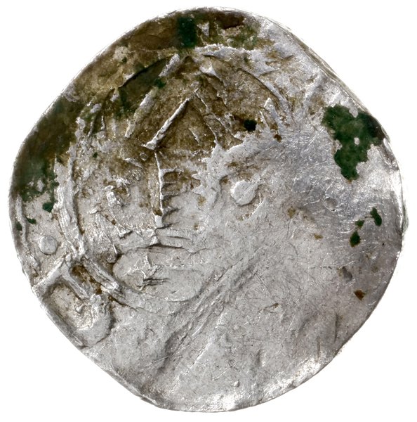 naśladownictwo denara saskiego Ottona i Adelajdy, Aw: Krzyż grecki, w kątach O-D-O-D, + :CI(pierścień) V(E +CH)