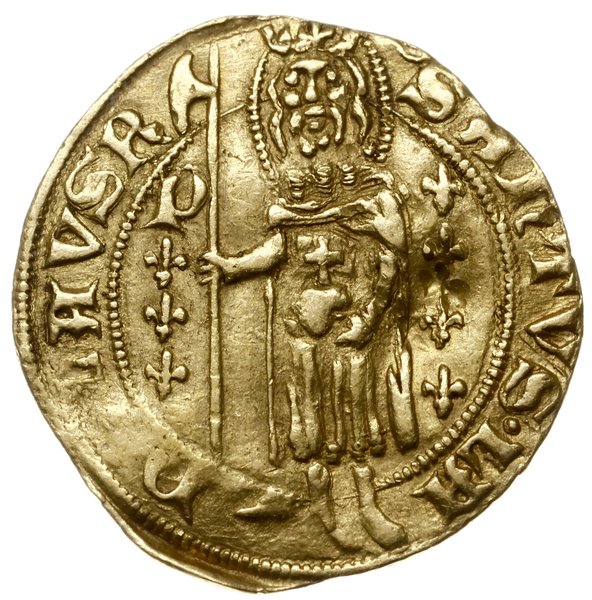 goldgulden, 1366-1368, mennica Buda, mincerz Chi