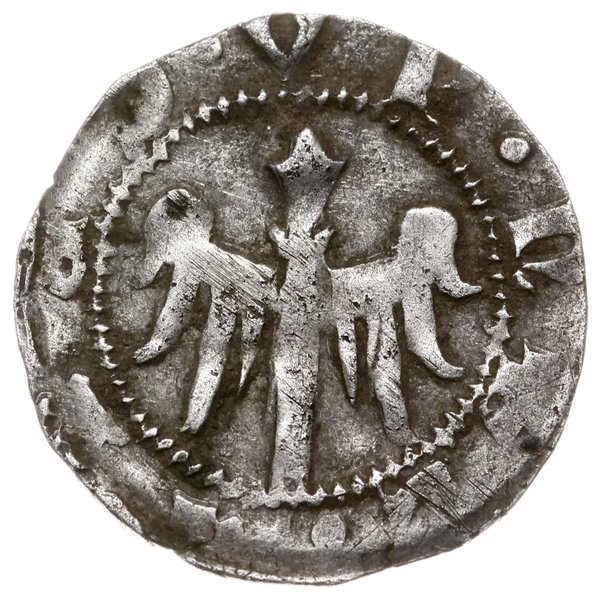 kwartnik, 1. ćw. XIV w., mennica Świdnica; Aw: G