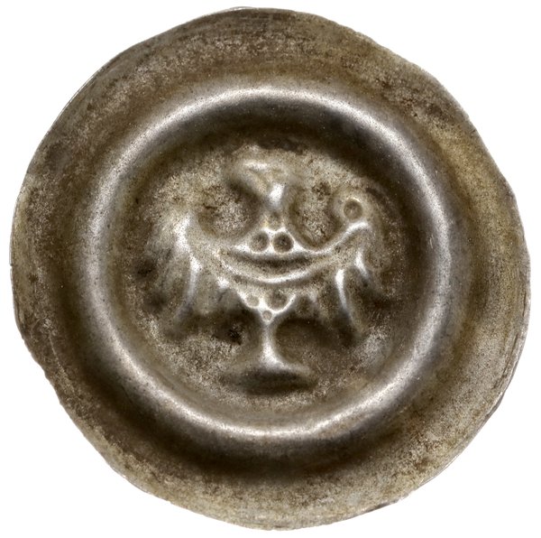 brakteat, II poł. XIII w.; Orzeł Śląski, z wklęs