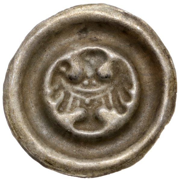 brakteat, II poł. XIII w.; Orzeł Śląski, z wklęs