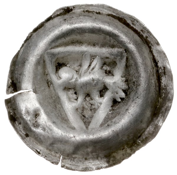brakteat, przed 1277, mennica Tczew (?); Na tarc