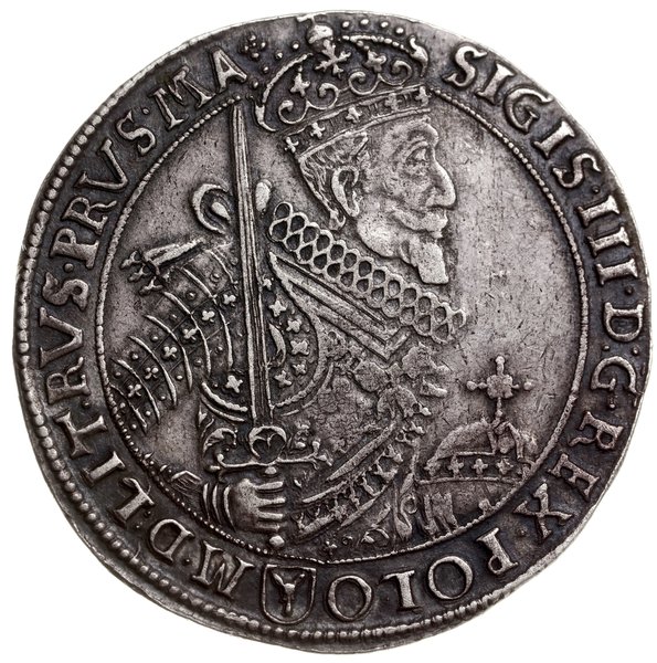 talar 1628, Bydgoszcz; Aw: Popiersie króla w pra