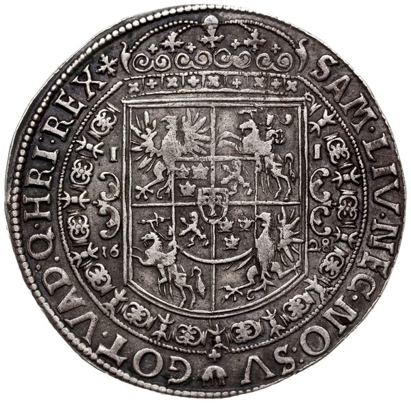 talar 1628, Bydgoszcz; Aw: Popiersie króla w pra
