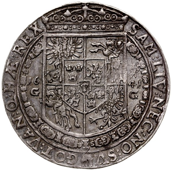 talar 1641, Bydgoszcz; Aw: Popiersie króla w pra