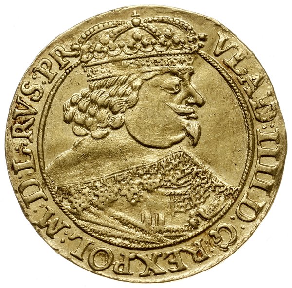 dukat 1641, Gdańsk; Aw: Popiersie króla zwrócone