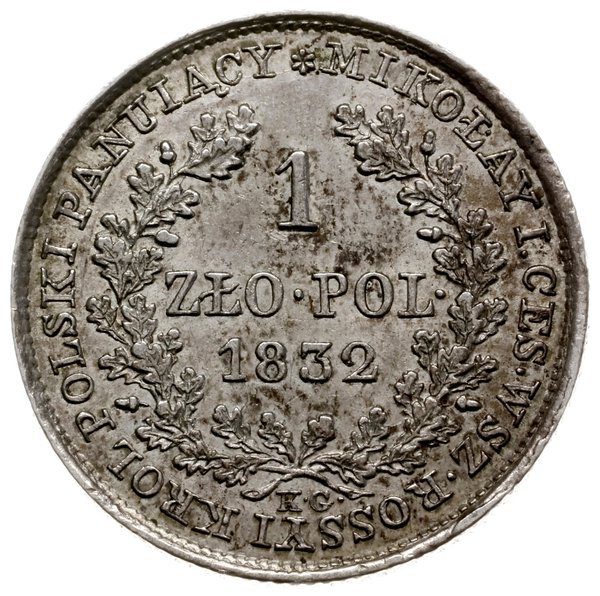 1 złoty 1832, Warszawa