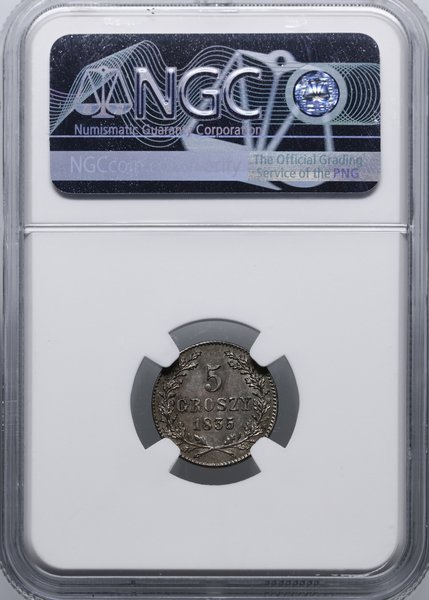 5 groszy 1835, Wiedeń; Bitkin 3, H-Cz. 3825, Kop