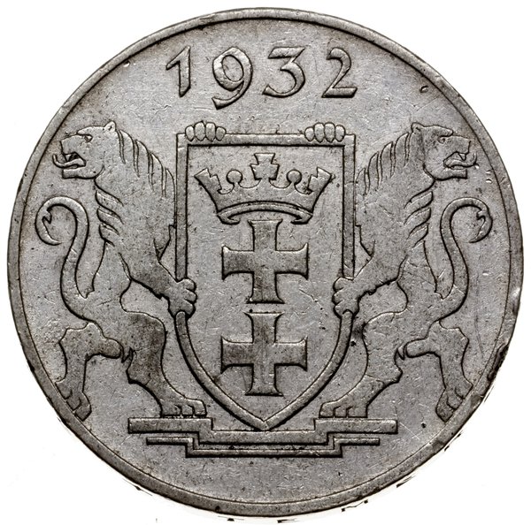 5 guldenów 1932, Berlin; Żuraw portowy; AKS 10, 