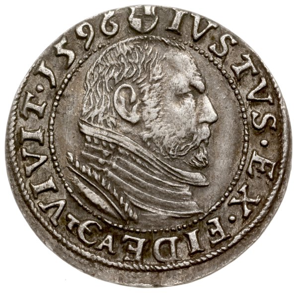 grosz, 1596, mennica Królewiec; Henckel 3175, Sc