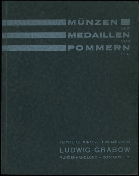 Ludwig Grabow, Versteigerung – Münzen und Medail
