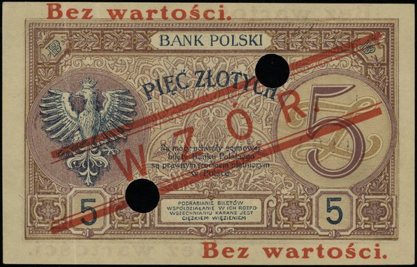 5 złotych 28.02.1919