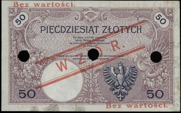 50 złotych 28.02.1919