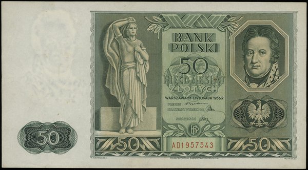 50 złotych 11.11.1936; Jan Henryk Dąbrowski, ser