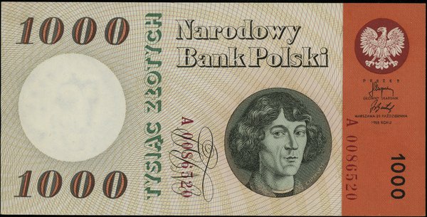 1.000 złotych 25.10.1965