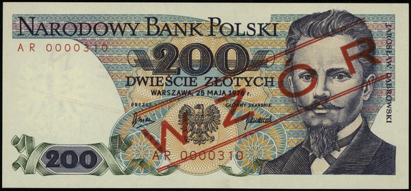 200 złotych 25.05.1976
